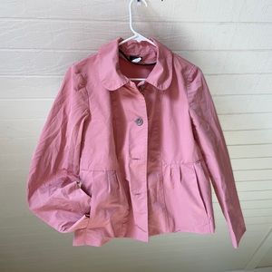 I crew cute pink jacket with collar.